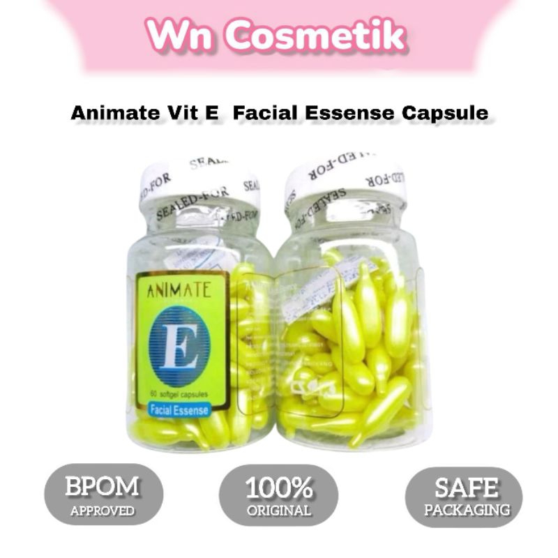 Animate Kapsul Vitamin E Facial Essense Original