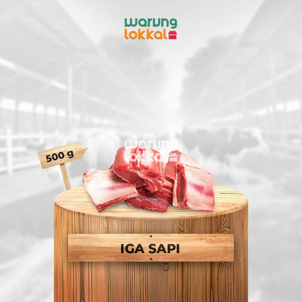 

Iga Sapi 500g - Warung Lokkal