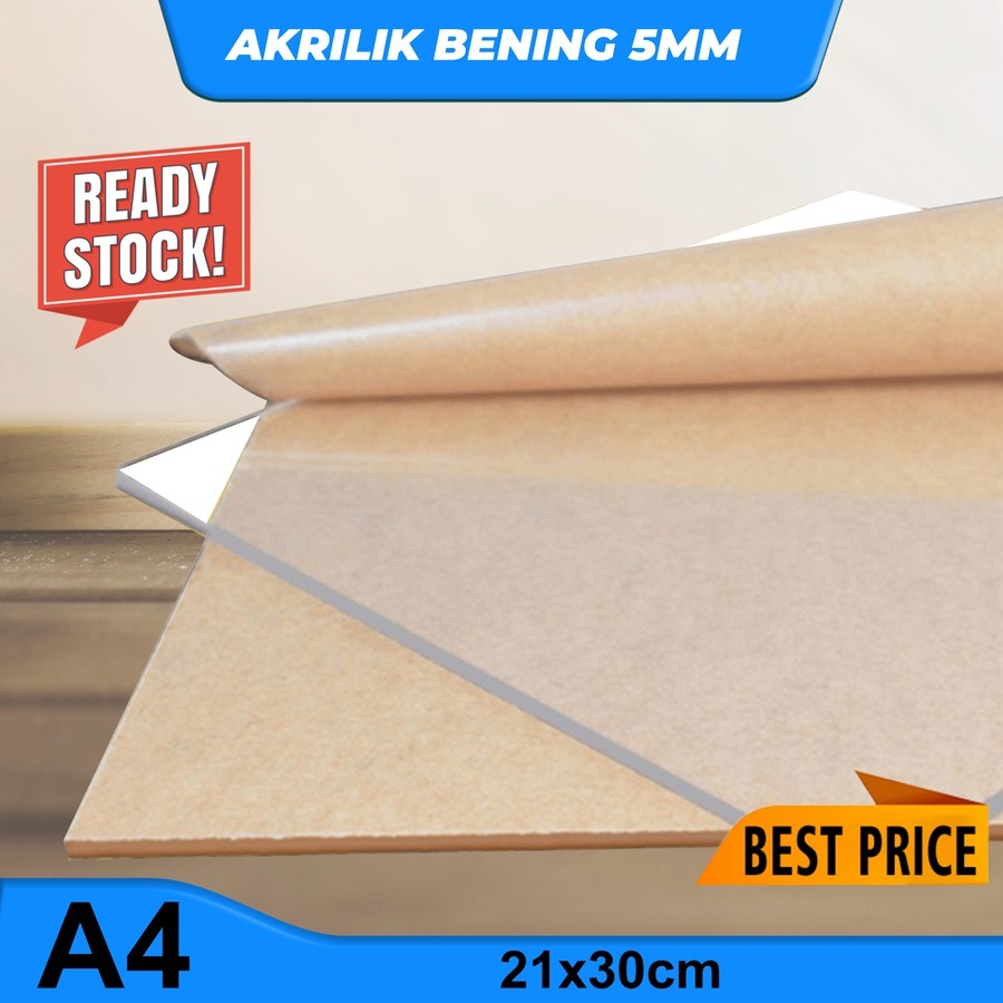 

AKRILIK BENING / AKRILIK TRANSPARAN 5MM A4 21X30CM