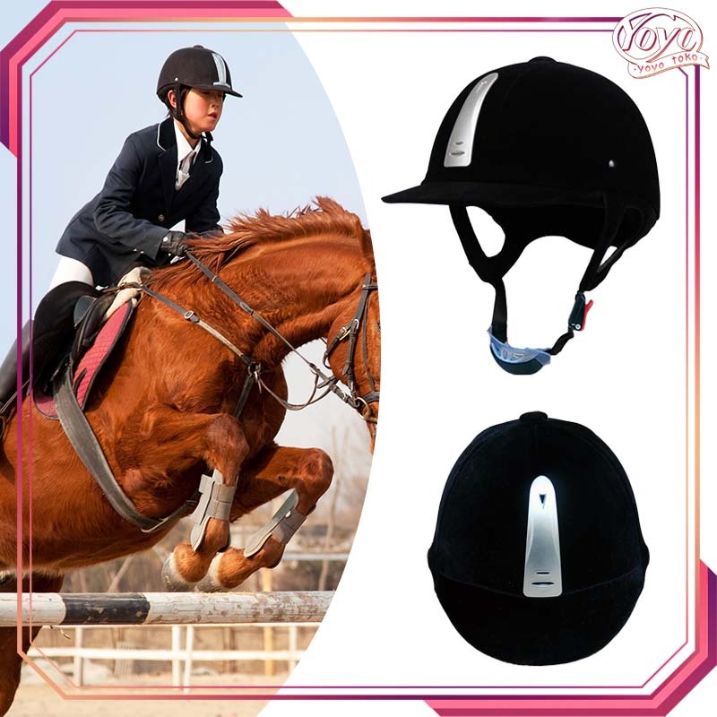 Helm Berkuda Helmet Berkuda Equestrian Helmet ABS + Velour Produk Dapat Disesuaikan