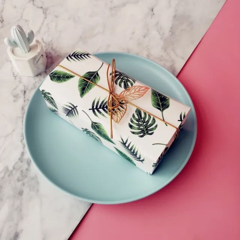 

Kotak Box Nastar Motif Daun | Kotak Box Hampers