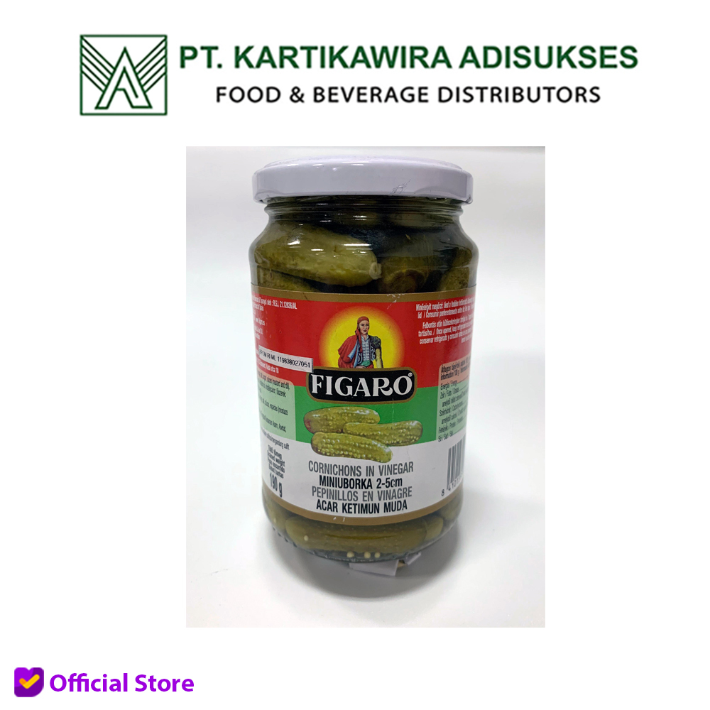 

Figaro Cornichons in Vinegar 340gram