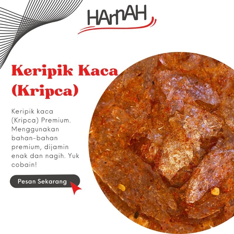 

KRIPCA (KERIPIK KACA) PREMIUM PEDAS