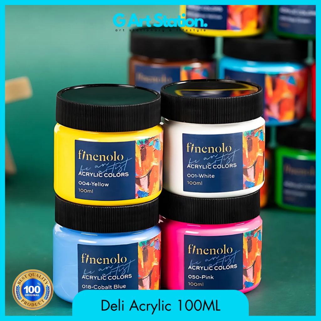 

DELI Acrylic Paint EC17 / Cat Lukis Akrilik / Cat Akrilik 100ml