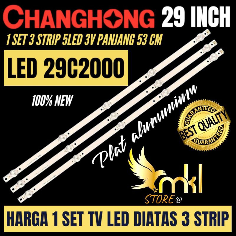 BACKLIGHT TV LED CHANGHONG 29 INCH LED 29C2000 BACKLIGHT TV 29 INCH