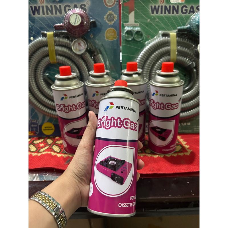 Tabung Gas Bright Portable 220gr Khusus Kurir Instan