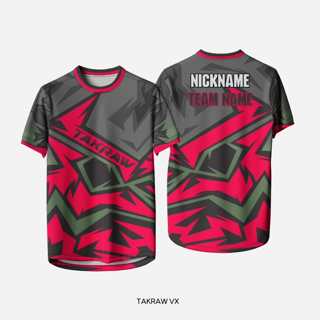 Jersey Olahraga Drifit Premium Full Print 3R Takraw ( TAKRAW VX )