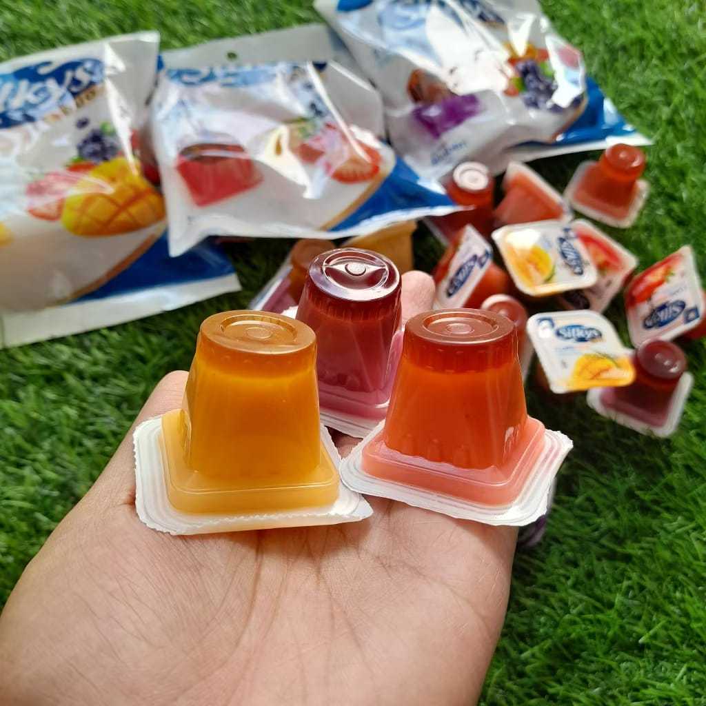 

[COD] PUDING SILKYS DUO JELLY DUA LAPIS 1 PACK ISI 10 ANEKA RASA / PUDING JELLY DUA LAPIS