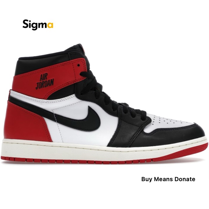 Sneakers Nike Air Jordan 1 High Black Toe Reimagined