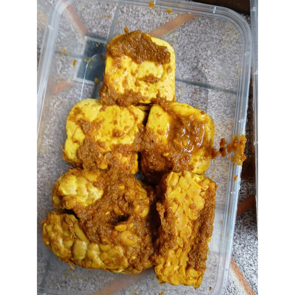 

TAHU TEMPE MARINASI ISI 6 SIAP GORENG