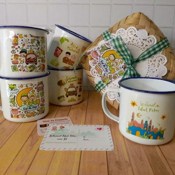 Mug/Gelas Enamel Hampers Lebaran