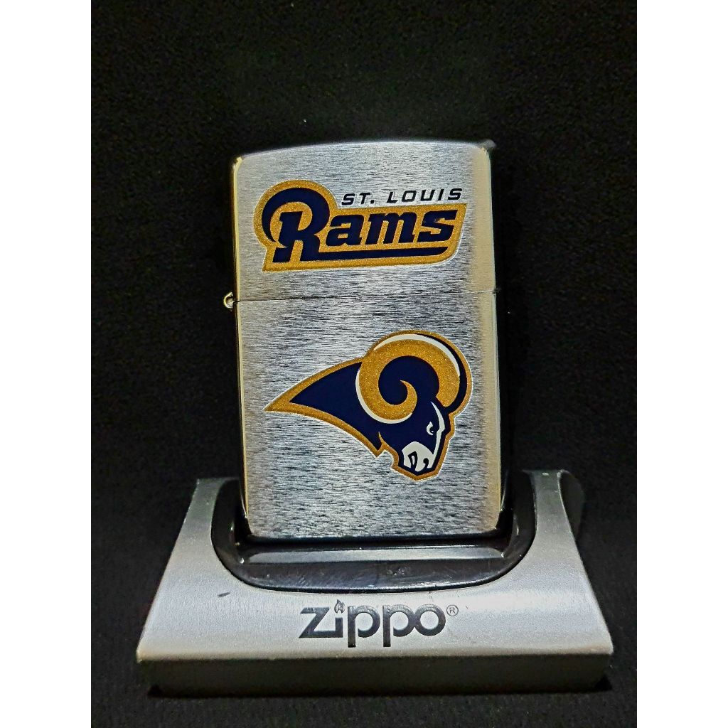 Zippo NFL ST LOUIS RAMS Brushed Chrome