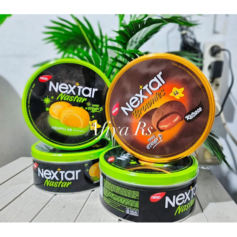 

Nextar Kue Kering Kaleng / Nextar Nastar / Nextar Brownies Choco 160gr