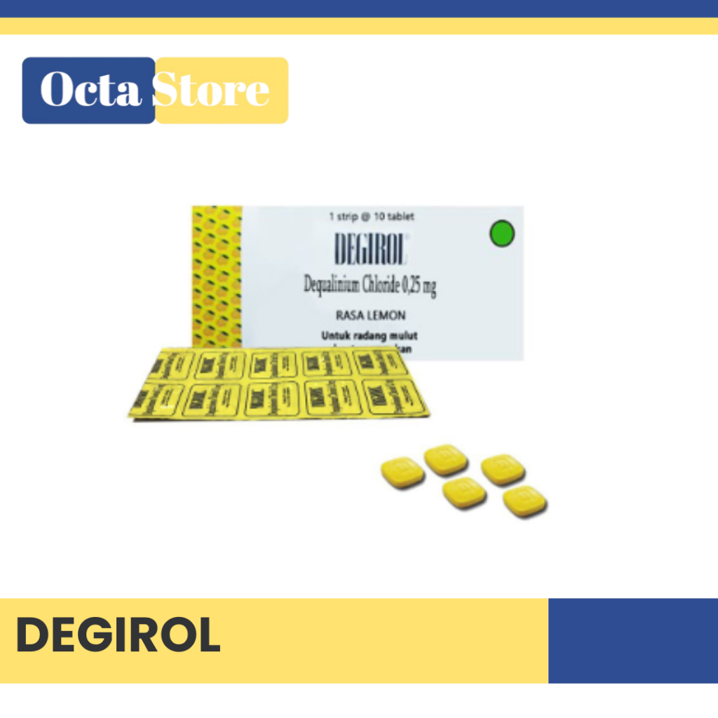 DEGIROL TABLET HISAP UNTUK TENGGOROKAN