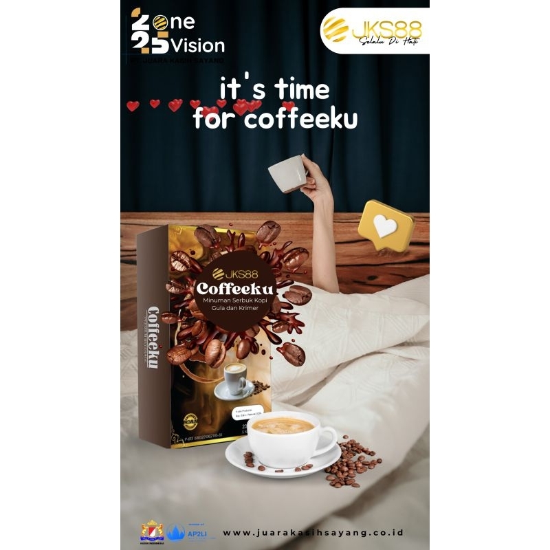 

COFFEEKU Minuman serbuk gula dan creamer isi 5 sachet