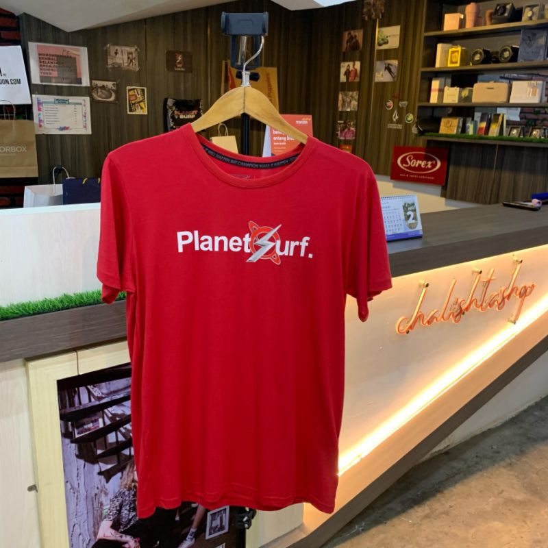 PLANET SURF Tshirt Kaos Pria Lengan Pendek Planet surf Men