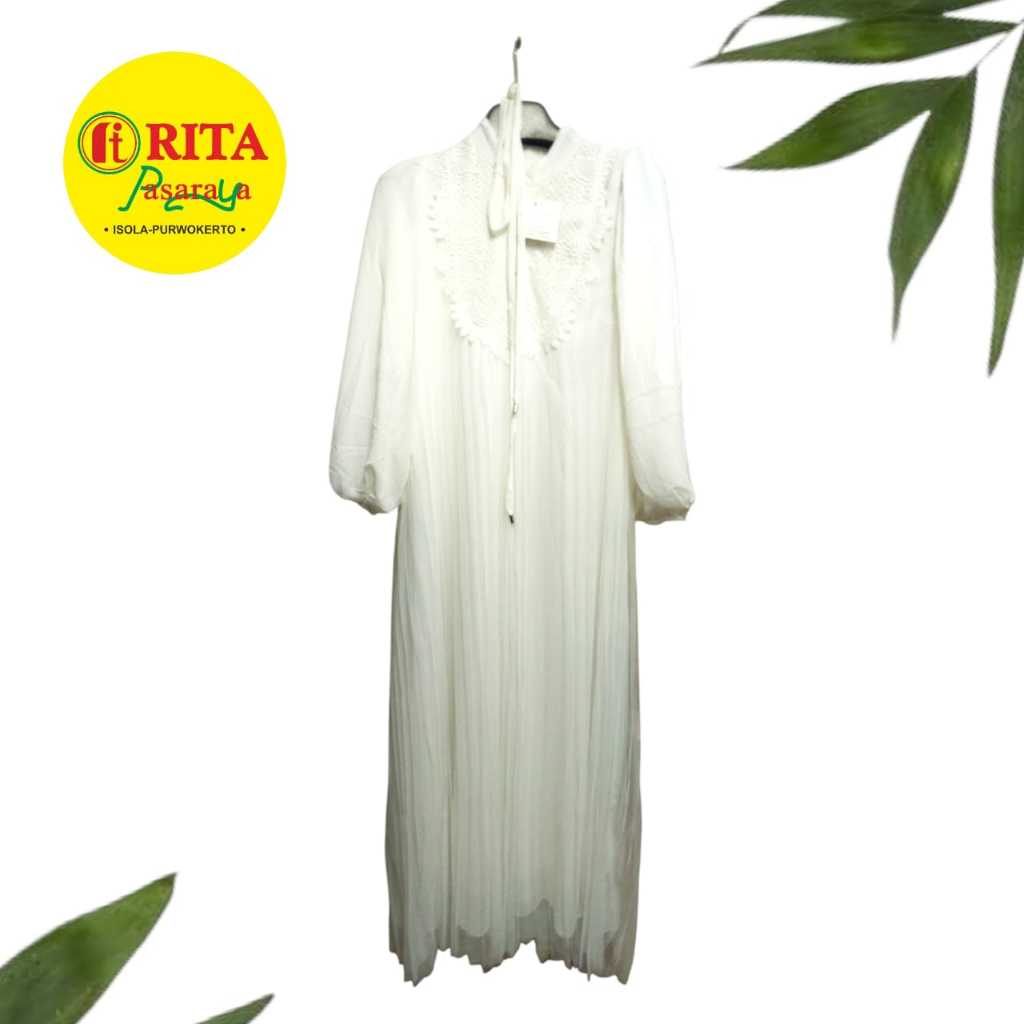 Gamis Putih + Outer Furing