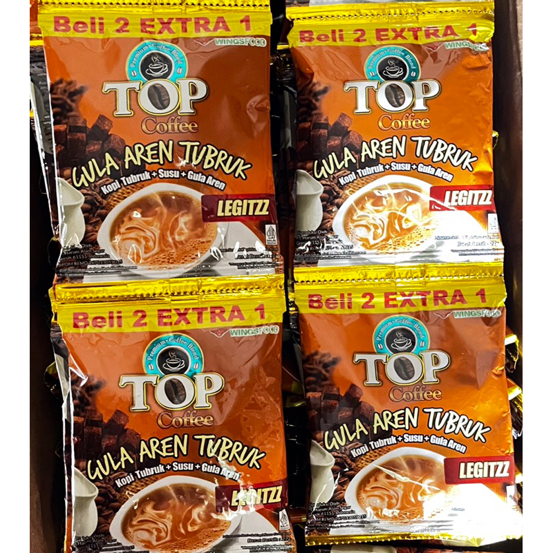 

Top Coffe Gula Aren Tubruk Legitz (1 renteng isi 15 sachet)