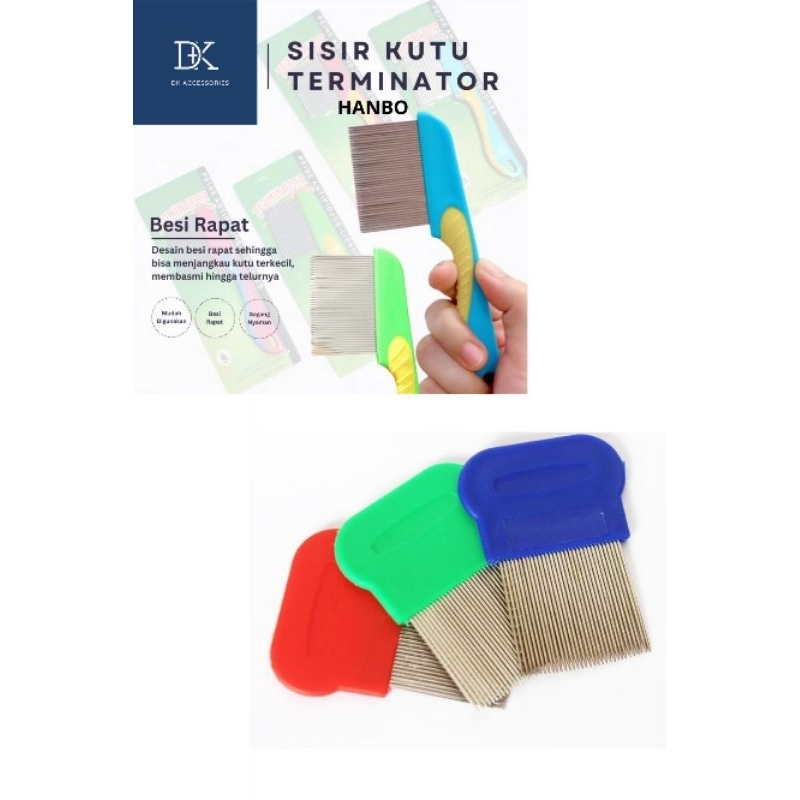 Grosiran Lusinan Isi 12Pcs Serit Kutu Sisir Kutu Serit Besi Kutu Serit Besi Gagang Seri Besi Pendek 