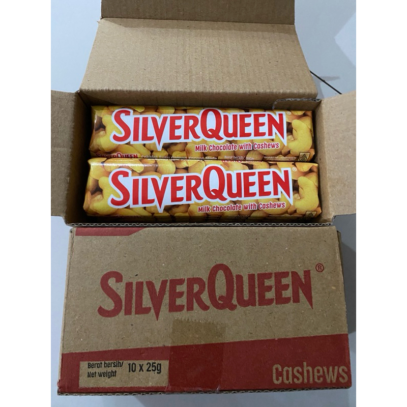 

SILVERQUEEN 25gr ISI 10pcs Mede