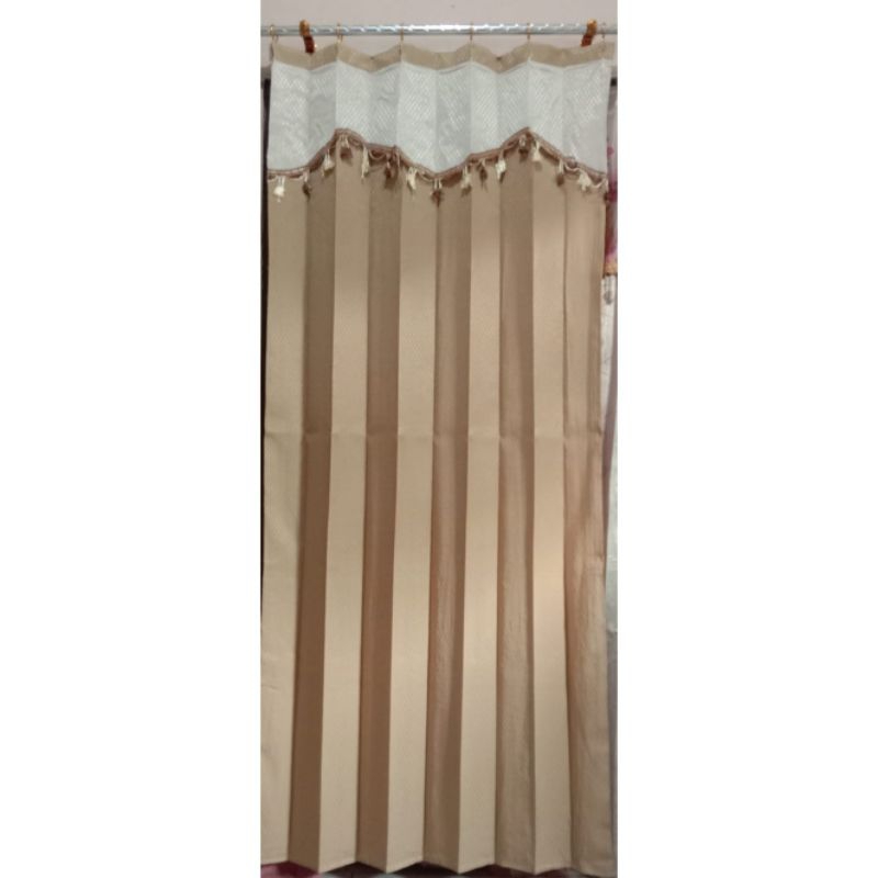 gorden jendela L 150 T 200 gorden jendela kaca 2 gorden ruang tamu gorden kamar tidur