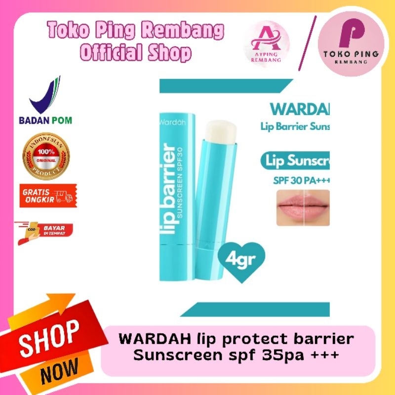 wardah lip protect barrier sunscreen spf 35pa+++