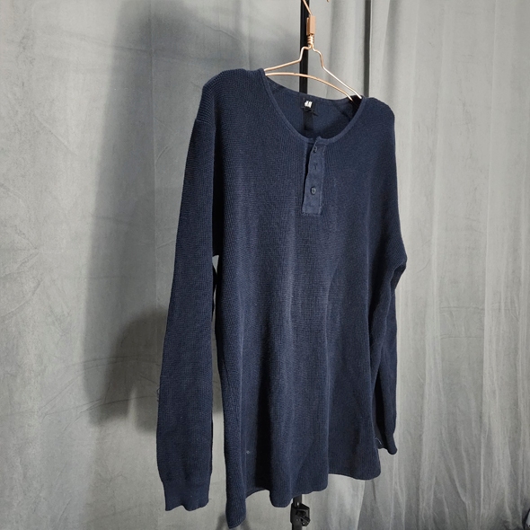 H&M Henley Shirt (navy)