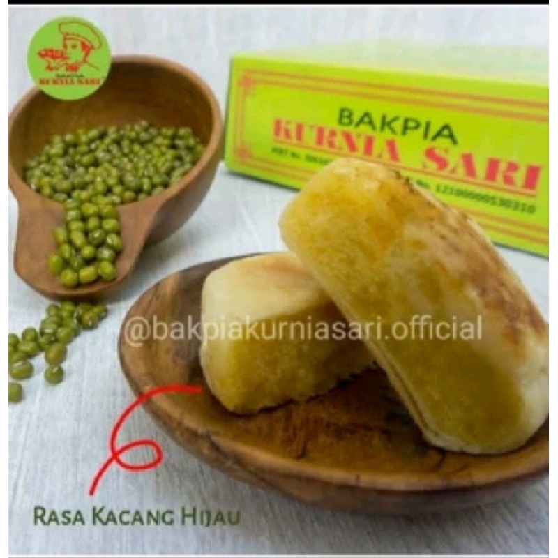 

Bakpia Kurniasari Asli Jogja Rasa Kacang Hijau isi 15