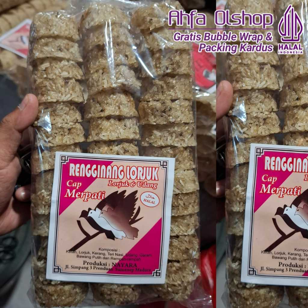 

Rengginang Mentah Lorjuk Khas Madura Gurih Nampol Ketan Asli Isi 40 Pcs Free Bubble Wrap