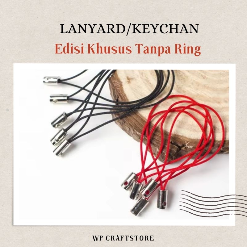 

(20 biji) LANYARD/GANTUNGAN KUCI TALI TANPA RING