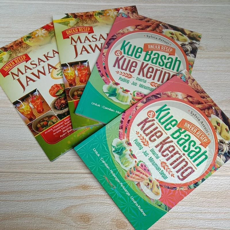 Buku aneka resep kue basah & kering, resep masakan jawa / resep jualan makanan minuman resep masak