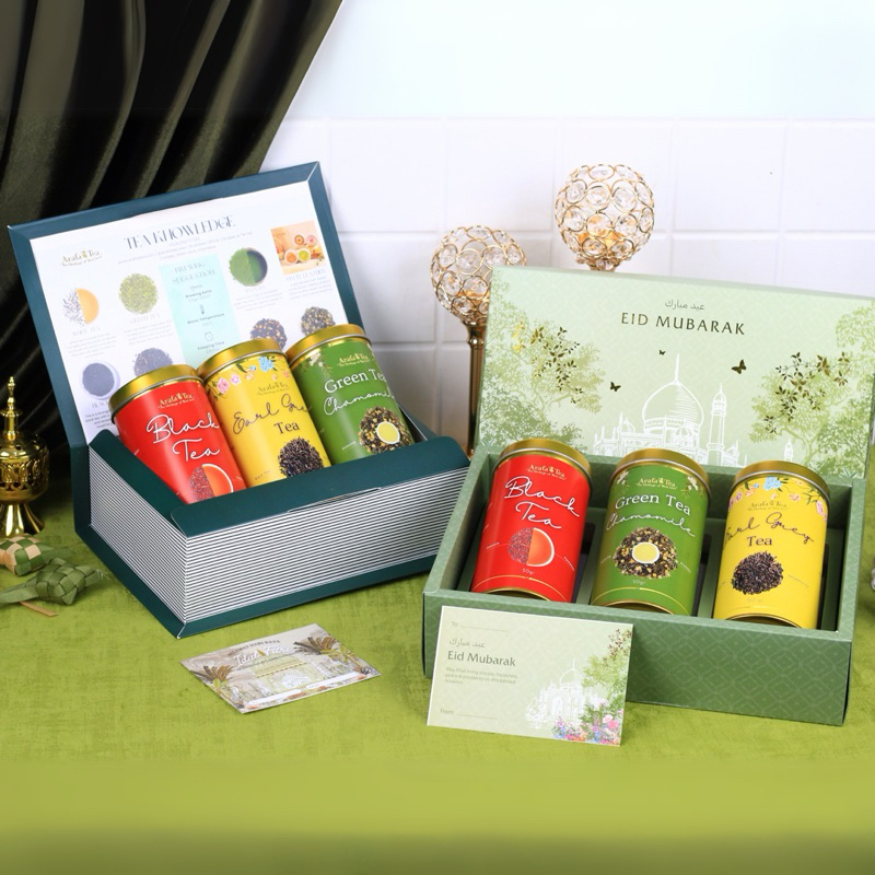 

Hampers Lebaran Idul Fitri Kue Cokelat dan Teh | Hampers Bandung by Arafatea
