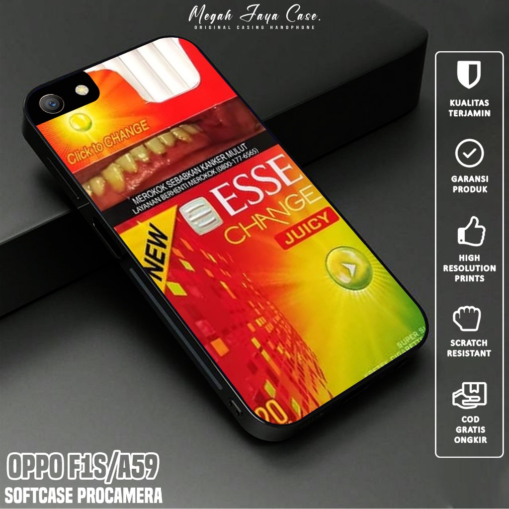 Case OPPO F1S / OPPO A59 - Softcase Hp OPPO A59 / OPPO F1S Motif ESS - Casing Hp OPPO F1S - Silikon 