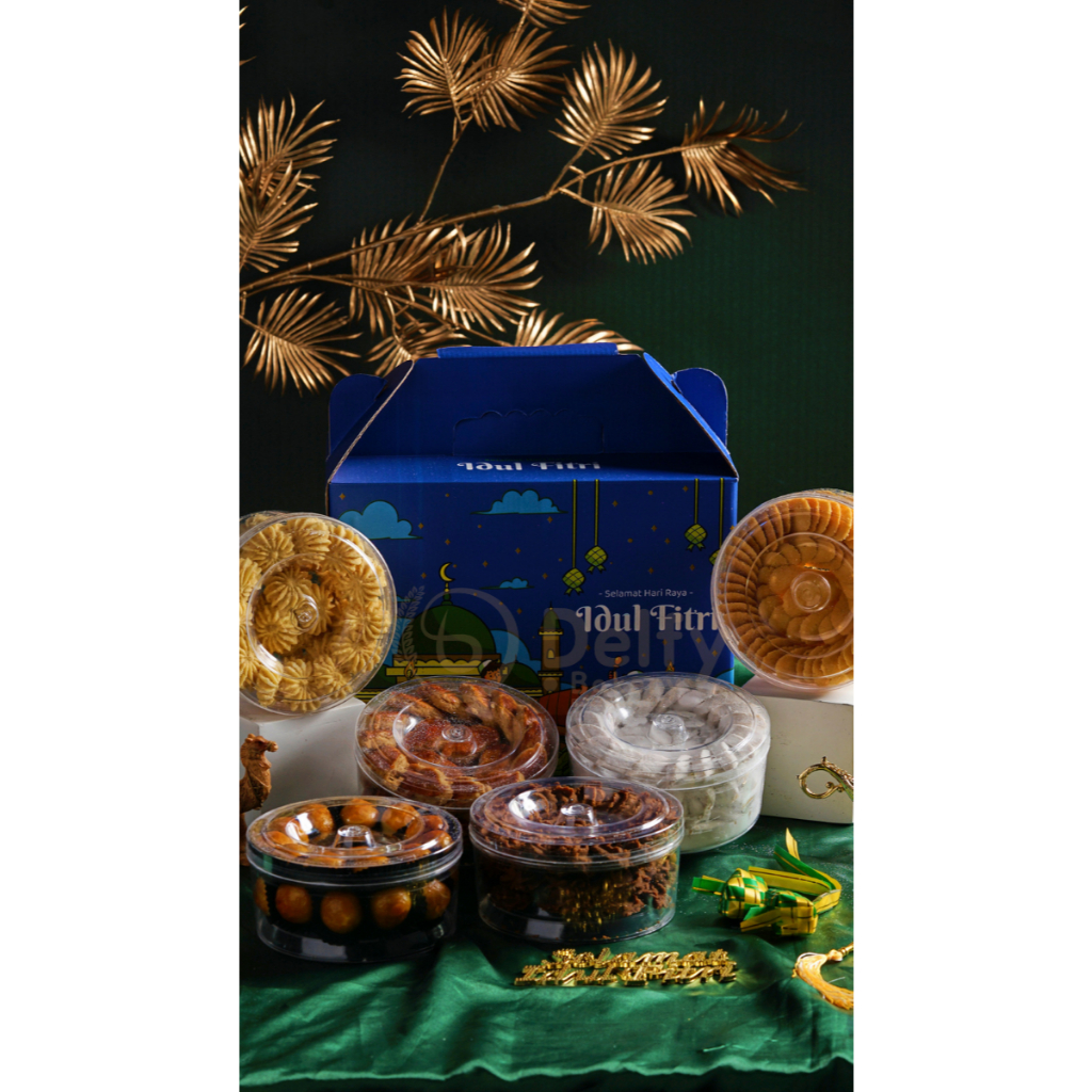 

paket kue kering lebaran/Hampers kue kering isi 6 Premium/kue kering Idul Fitri