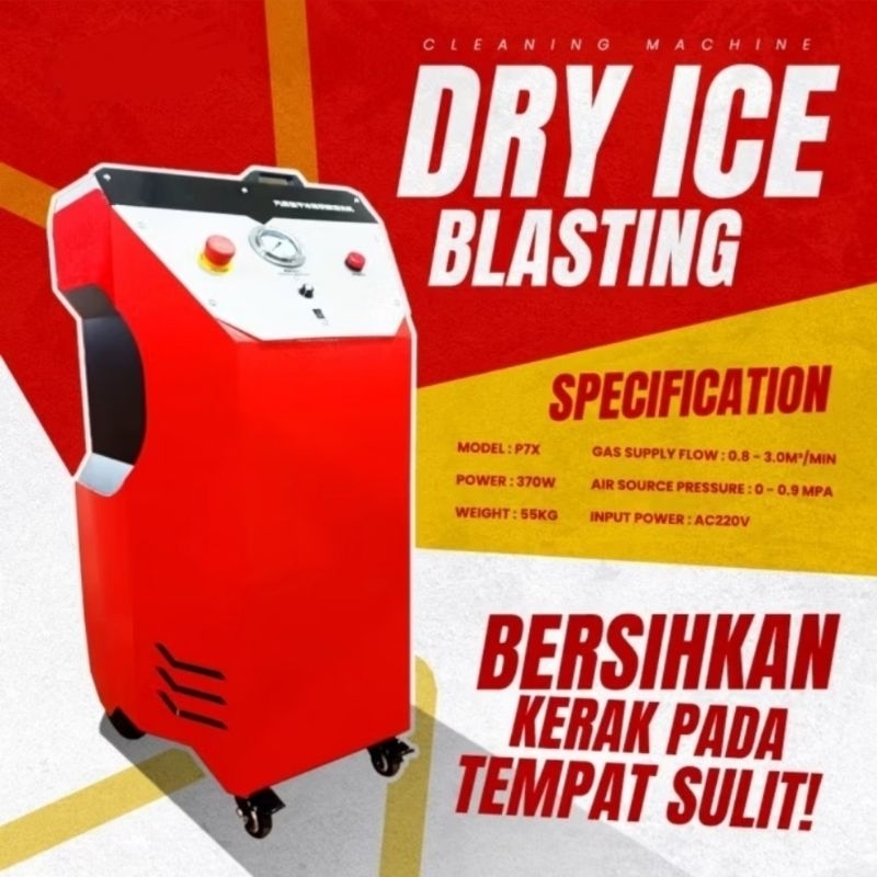 Dry Ice Cleaning Machine Mesin Dry Ice Blasting