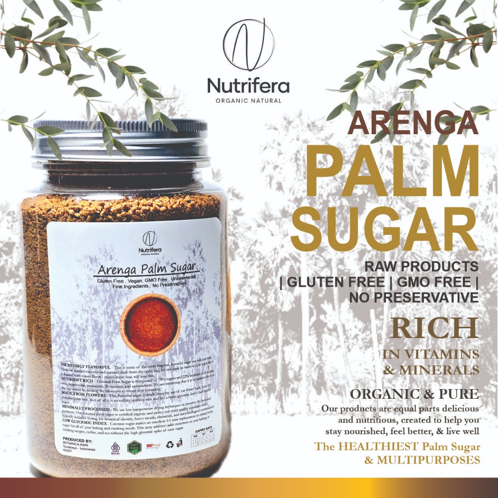 

NUTRIFERA Arenga Palm Sugar/Gula Aren Premium Grade A