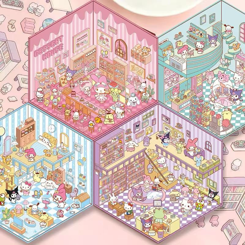 

Stiker Background Desain Toko, BUSY STIKER Dekorasi sanrio kuromi Kreatif 3D untuk Ruangan, Stiker Dekorasi Toko Ruang DIY Aktivitas anak sekolah jauh dari gadget kuromi my melody cinnamonroll card board