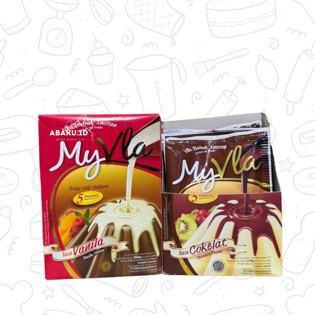 

MY VLA NUTRIJELL PUDING VANILA / COKLAT 1 SACHET 63 GR