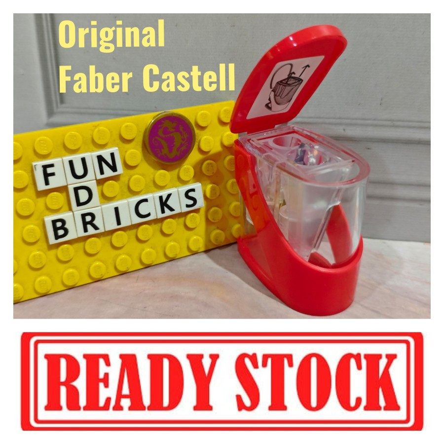 

Faber Castell Sharpener 2 lubang Rautan pensil serutan pensil