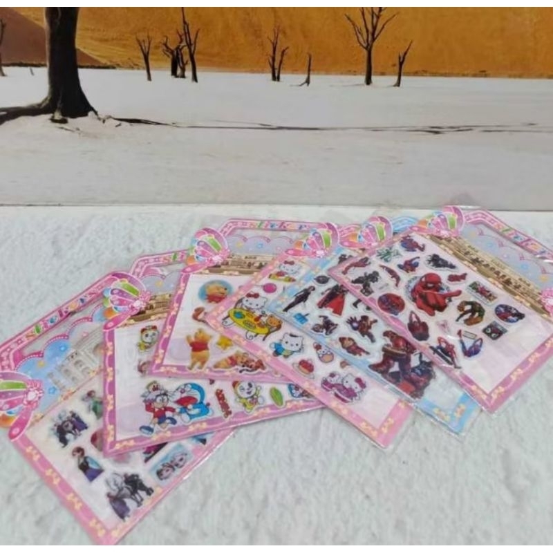 

stiker tas karakter, stiker karakter.