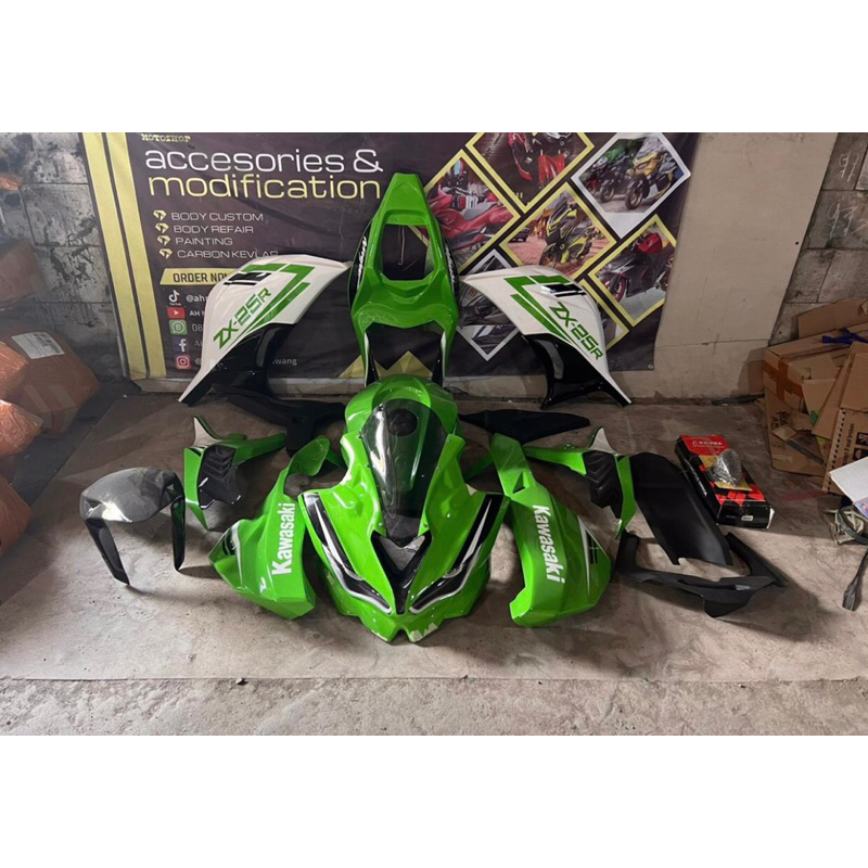 Custom bodi fullset fullbodi model Ninja zx25r utk byson karbu new vixion r15 v2 ninja 250 mono ninj