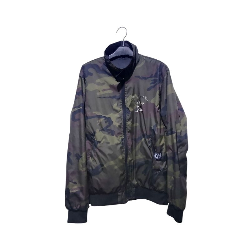 jaket Thrasher x Mark Gonzales cammo second original
