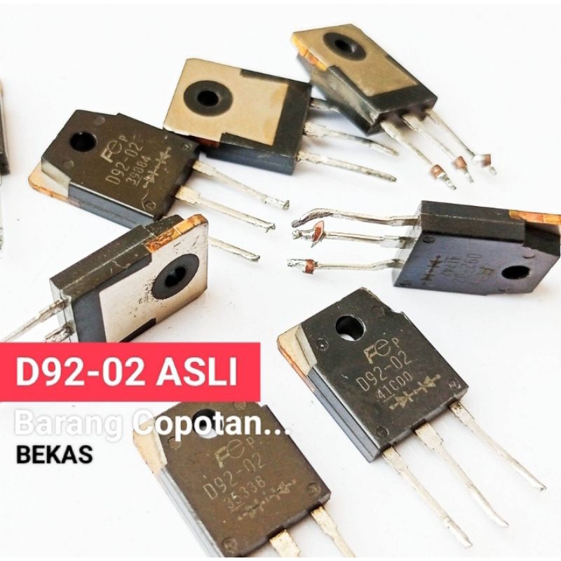 D92-02 ASLI ULTRAFAST 20A 200V (Barang Copotan/BEKAS)  DIODA D92-02 DIODA ULTRAFAST D92-02 DIODA D92