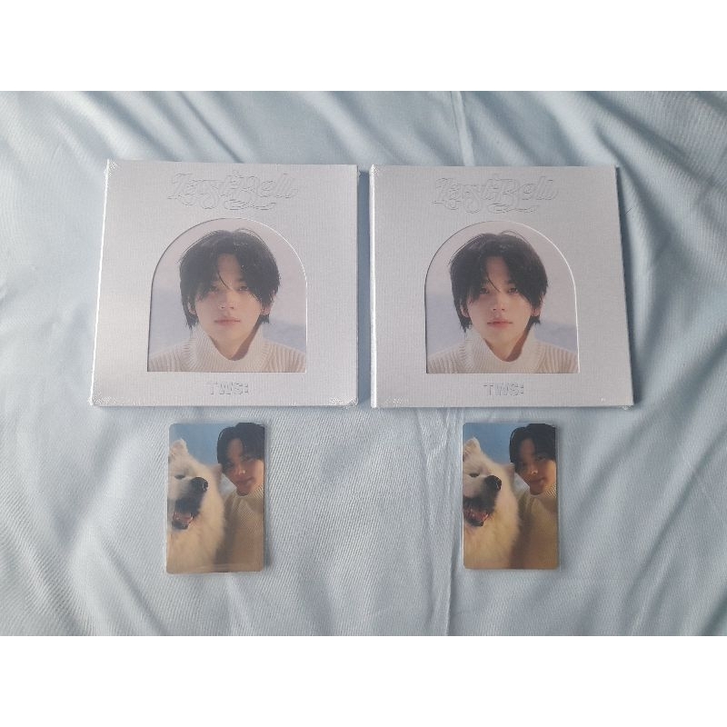 tws shinyu last bell compact photocard pc pob benefit weverse japan wvs jp dog puppy anjing