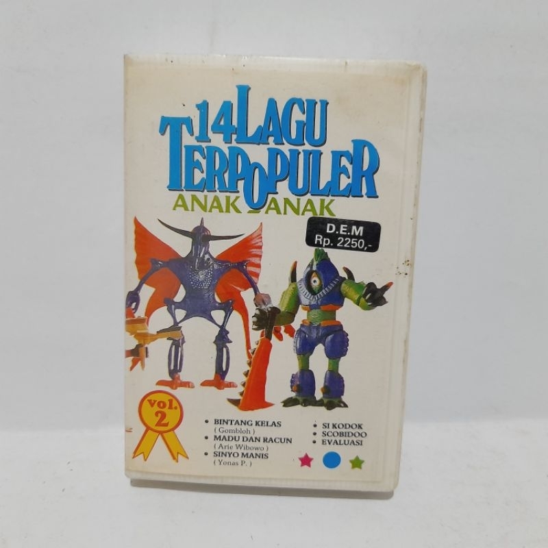 Kaset 14 Lagu Terpopuler Anak Anak Vol. 2 Gombloh Madu Dan Racun