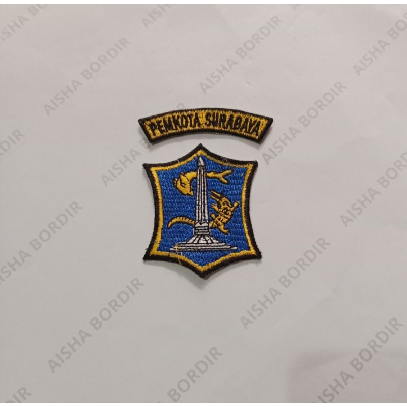 badge logo bet ASN kota surabaya bordir