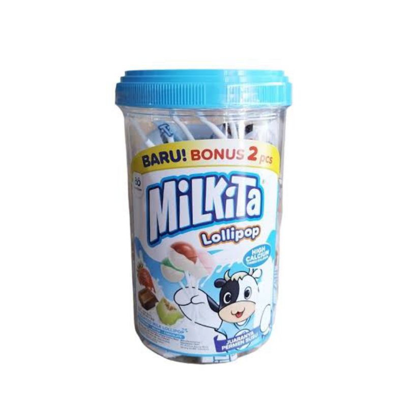 

Permen Milkita Lollipop 270g