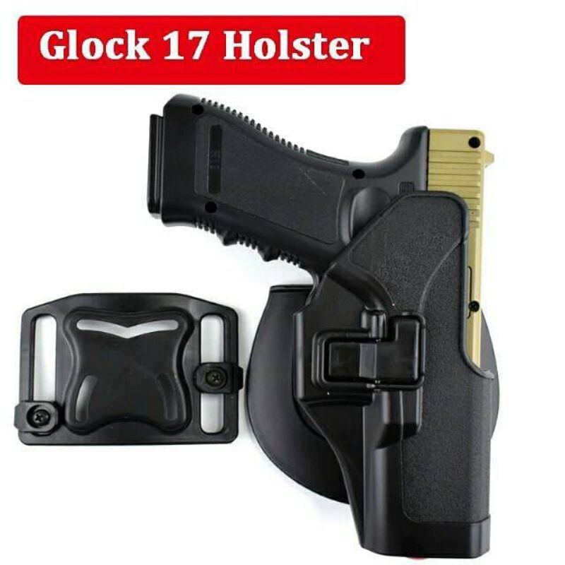 promo holster pinggang glock 17/sarung pouch pinggang handgun g17
