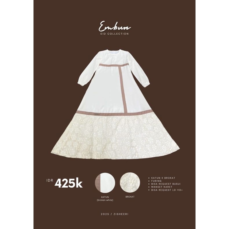 Gamis embun by zhiseeri