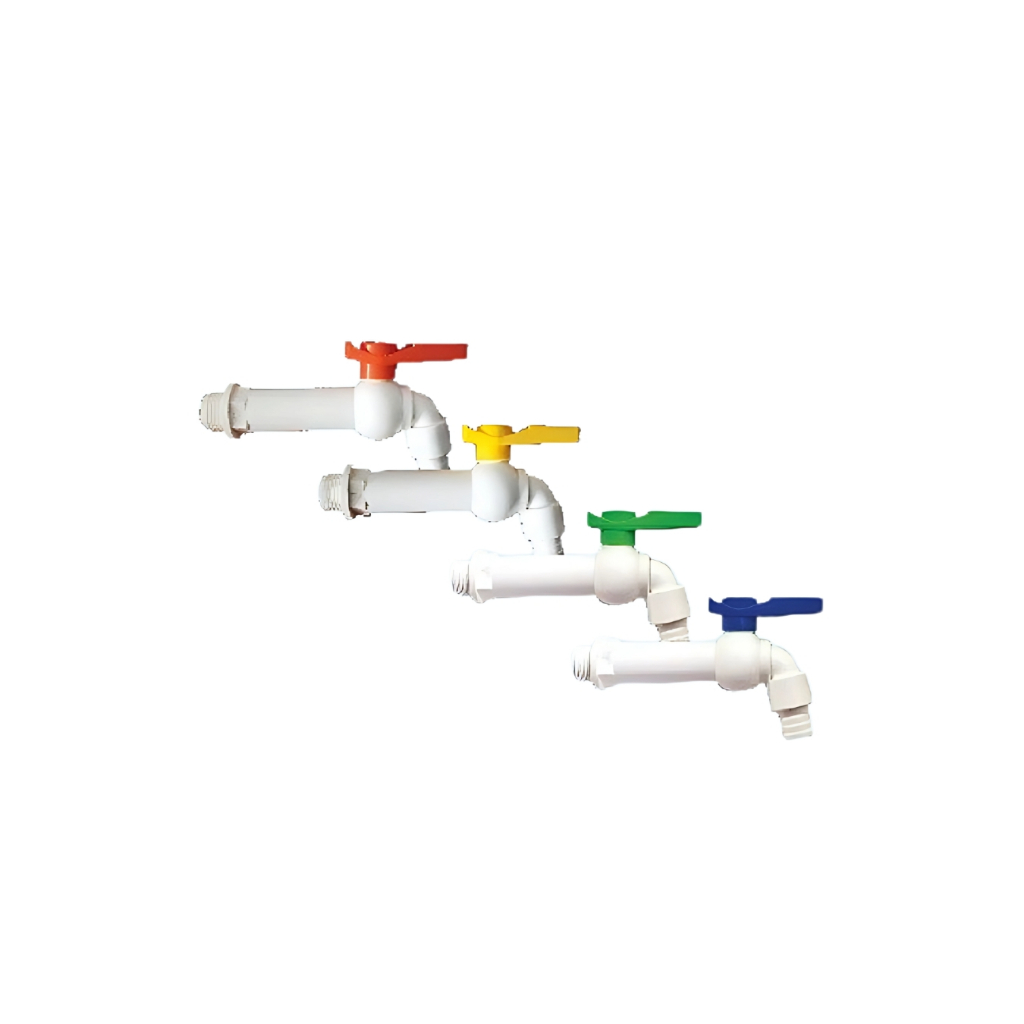 Kran Keran Air Plastik | Kran Plastik UPVC Leher Panjang |  PL6204